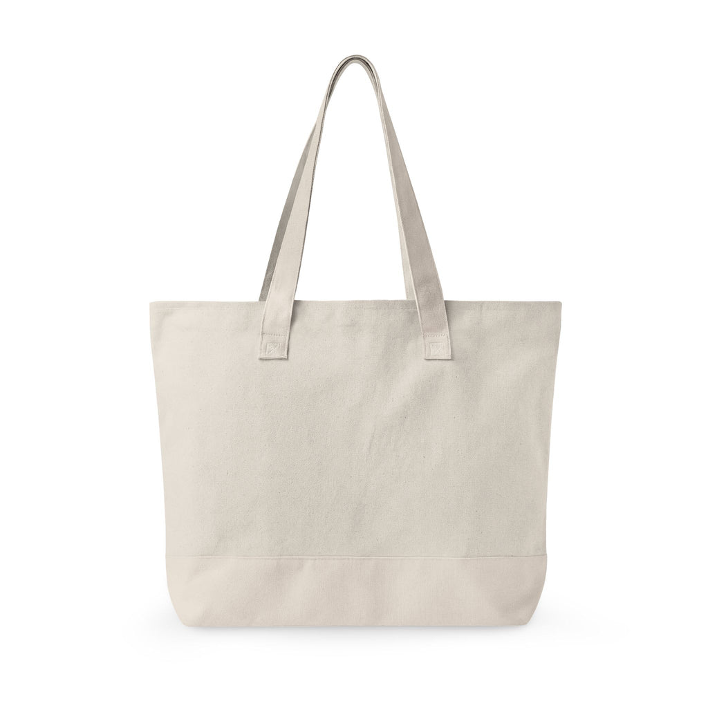 Canvas Tote Bag — Cute Cross-Stitch Rainbow Unicorn Cat Design