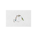 Unicorn Doodle Outdoor Rug — Cute Rainbow Patio Mat for Kids' Play Area
